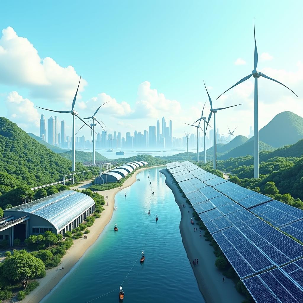 Tương lai năng lượng tái tạo Châu Á với các công nghệ hiện đại và thông minh