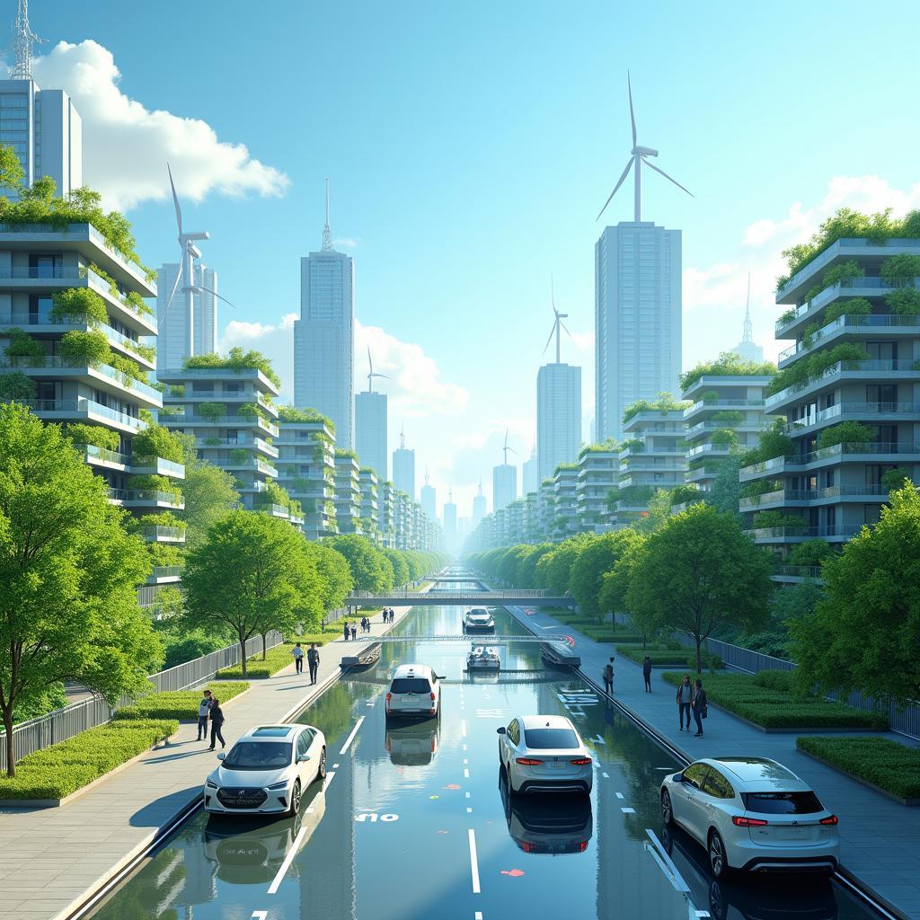Tương lai bền vững của thành phố thông minh với công nghệ xanh và chất lượng sống cao