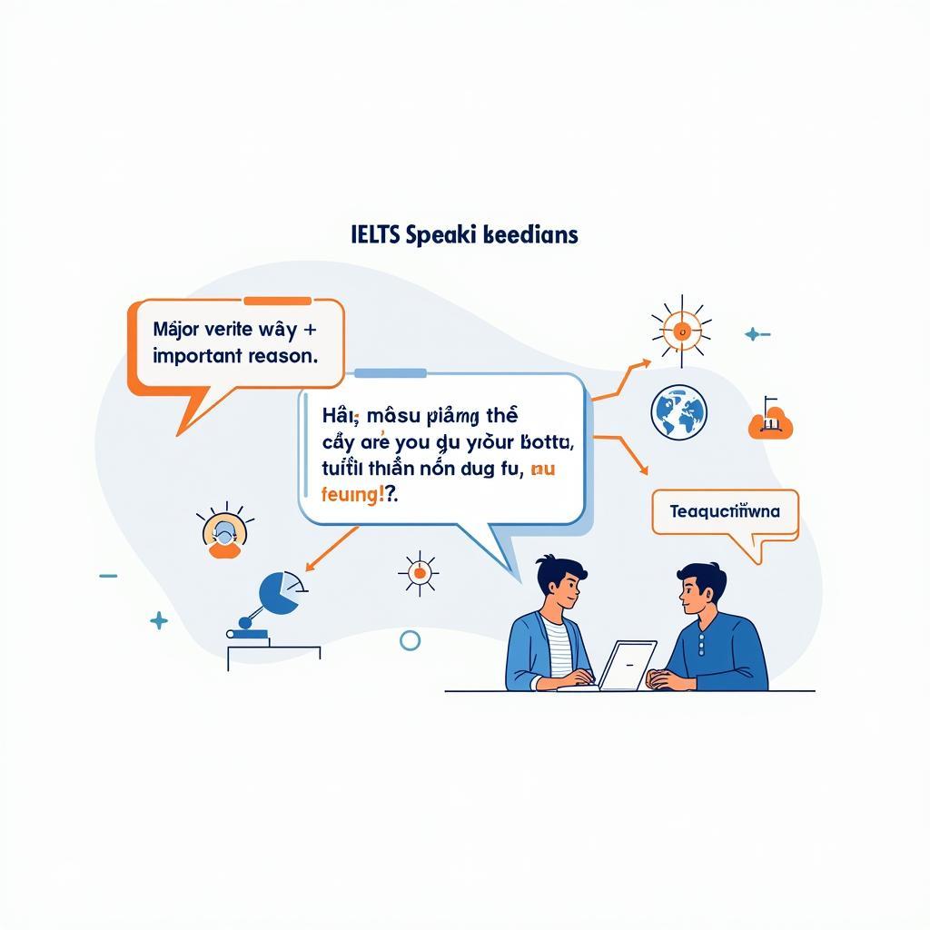 Minh họa cách vận dụng cấu trúc major reason và important reason trong IELTS Speaking Part 3