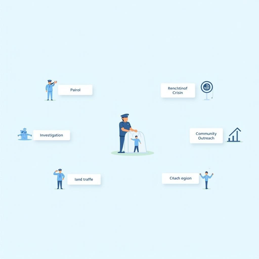 How do police contribute to maintaining law and order và dạng bài two-part question