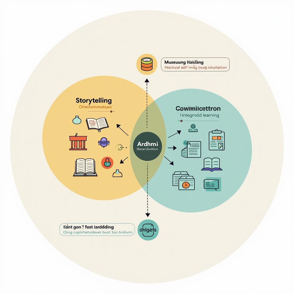 Biểu đồ minh họa vai trò của kể chuyện và tài liệu học thuật trong việc bảo tồn lịch sử cho bài IELTS Writing Task 2