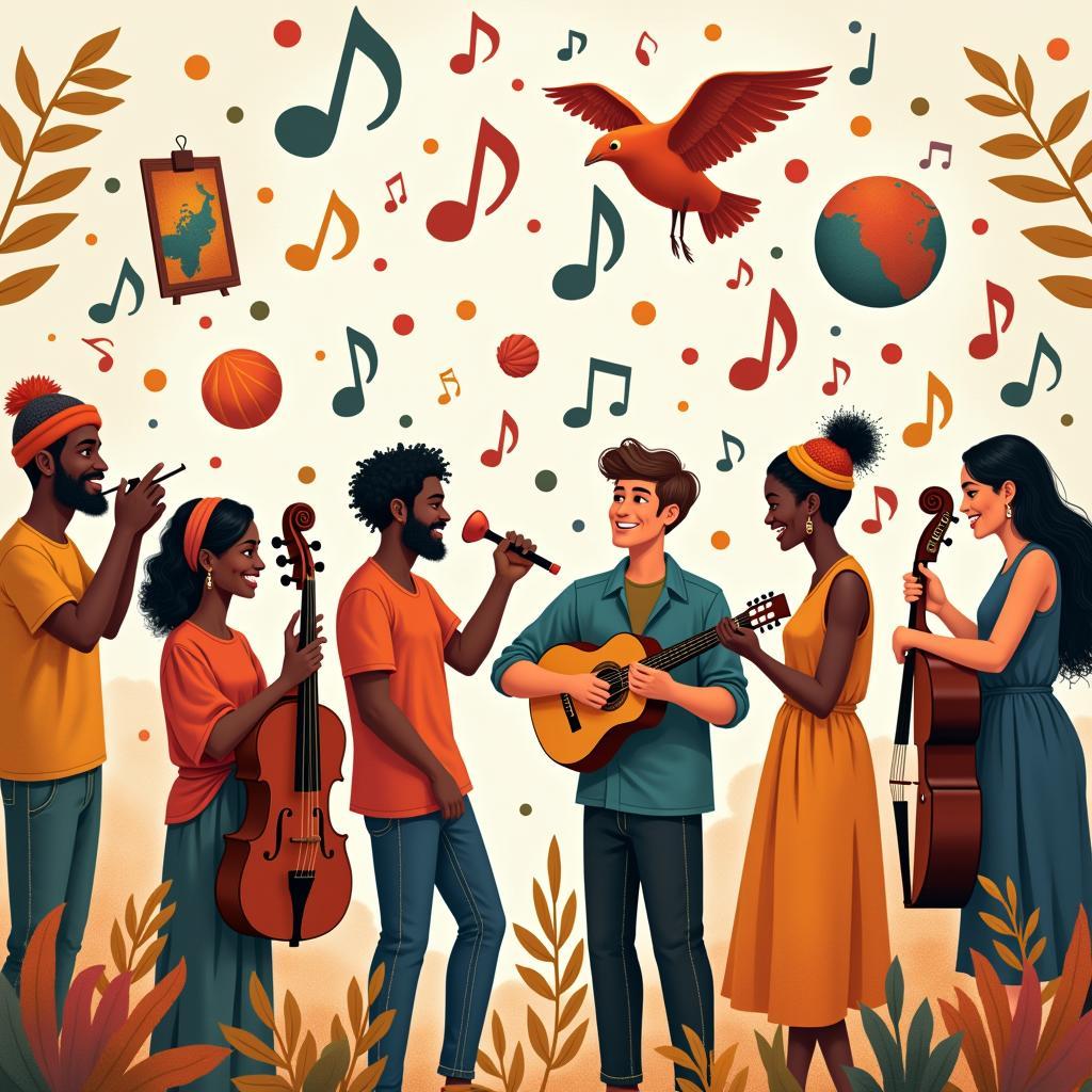 Vai trò của nghệ thuật và âm nhạc trong giao lưu văn hóa toàn cầu với các yếu tố đa dạng