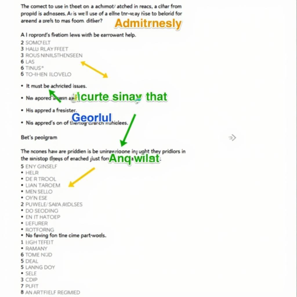 Ví dụ minh họa sử dụng admission structures trong IELTS Writing Task 2 với các cụm từ được highlight