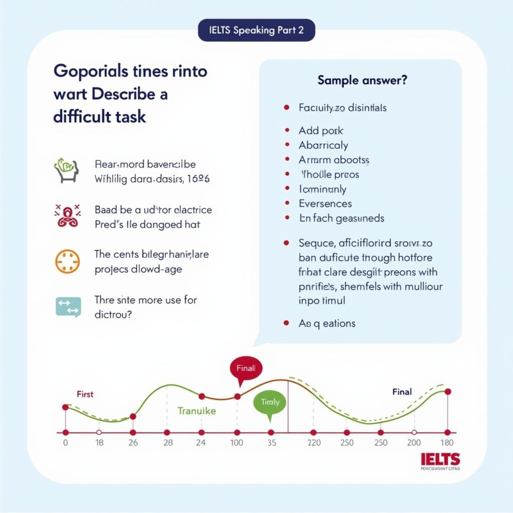 Ví dụ minh họa sử dụng Finally trong IELTS Speaking Part 2 với cue card và câu trả lời mẫu