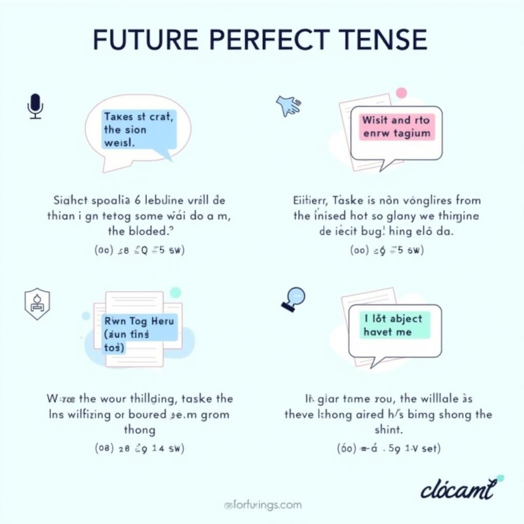 Ví dụ câu Future Perfect Tense trong IELTS Speaking và Writing với phân tích chi tiết từng thành phần