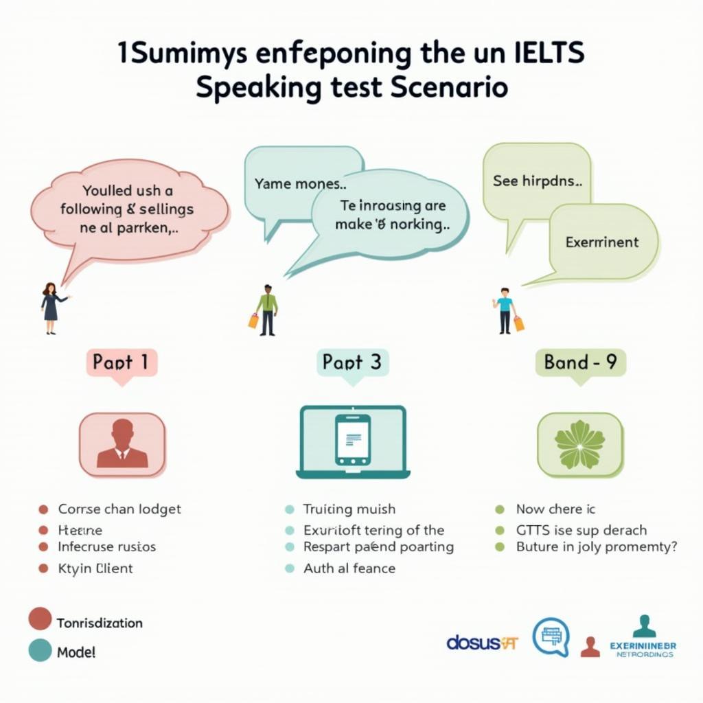 Ví dụ vận dụng cấu trúc The Following trong IELTS Speaking Part 2 và 3