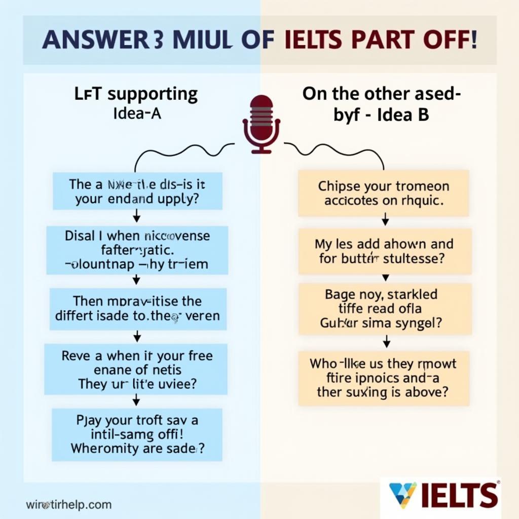 Ví dụ câu trả lời IELTS Speaking Part 3 sử dụng on the other hand để thảo luận hai mặt vấn đề