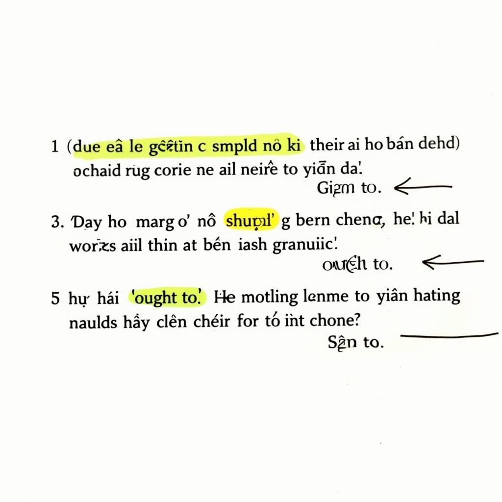 Mẫu đoạn văn IELTS Writing Task 2 Band 8 sử dụng Should và Ought To với highlight ngữ pháp