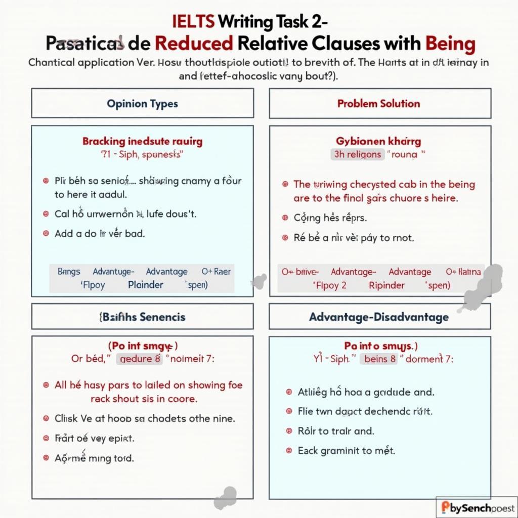 Ví dụ ứng dụng Reduced Relative Clauses với Being trong IELTS Writing Task 2 Band 8