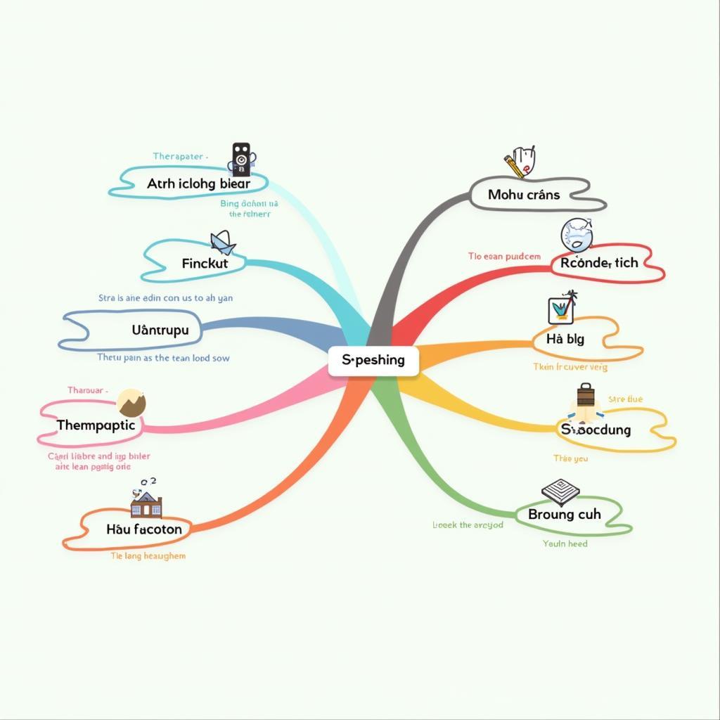 Infographic từ vựng IELTS Speaking về chủ đề thư giãn và sức khỏe tinh thần