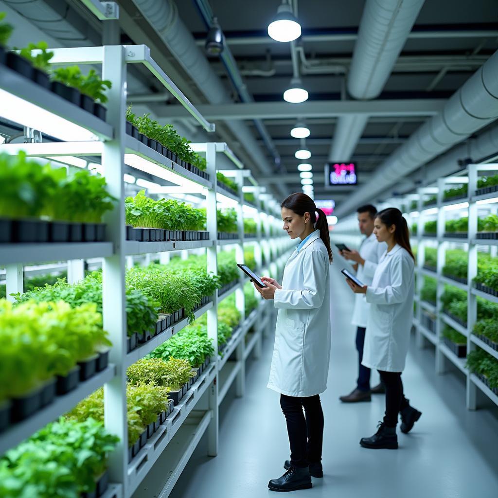 Hệ thống nông nghiệp thông minh sử dụng AI và IoT giám sát cây trồng đô thị