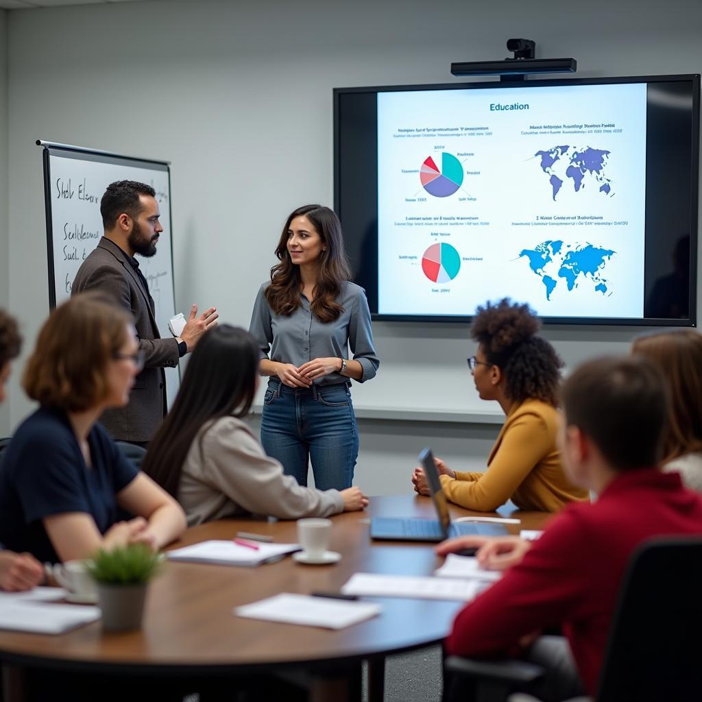 Giáo viên tham gia đào tạo phương pháp giáo dục đa văn hóa